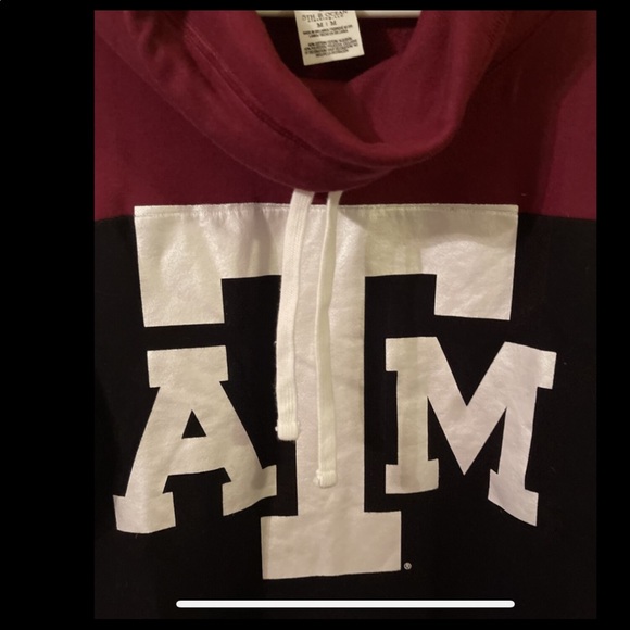 Victoria Secret Pink ATM Texas Cowl Neck Hoodie - Picture 2 of 6